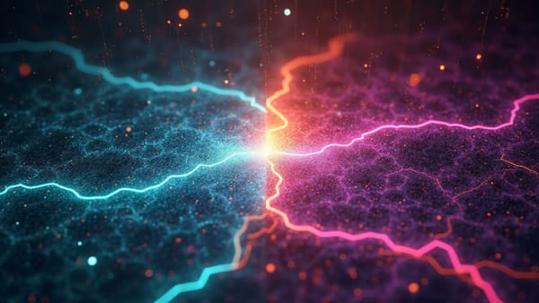 Fractal visualization of AI superintelligence competition showing divergent technological trajectories, exponential advancement gaps, and strategic security implications | Schmidt warning