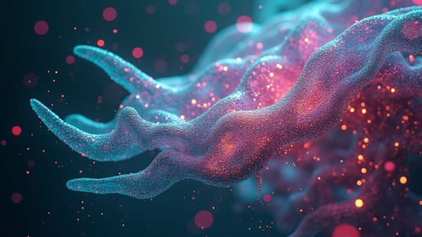 Fractal neural mesh with prismatic inspection nodes visualizing open-source AI security paradigm with spectral data transparency | AI governance
